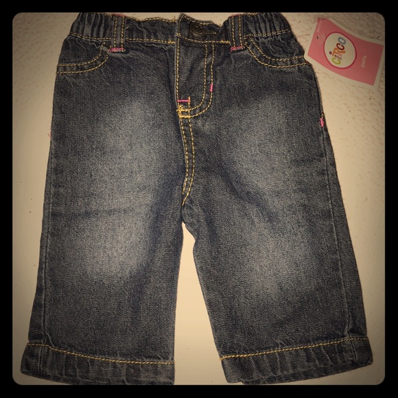 Baby Blue Jeans w/ Fleece Hood - Picture 2 of 3